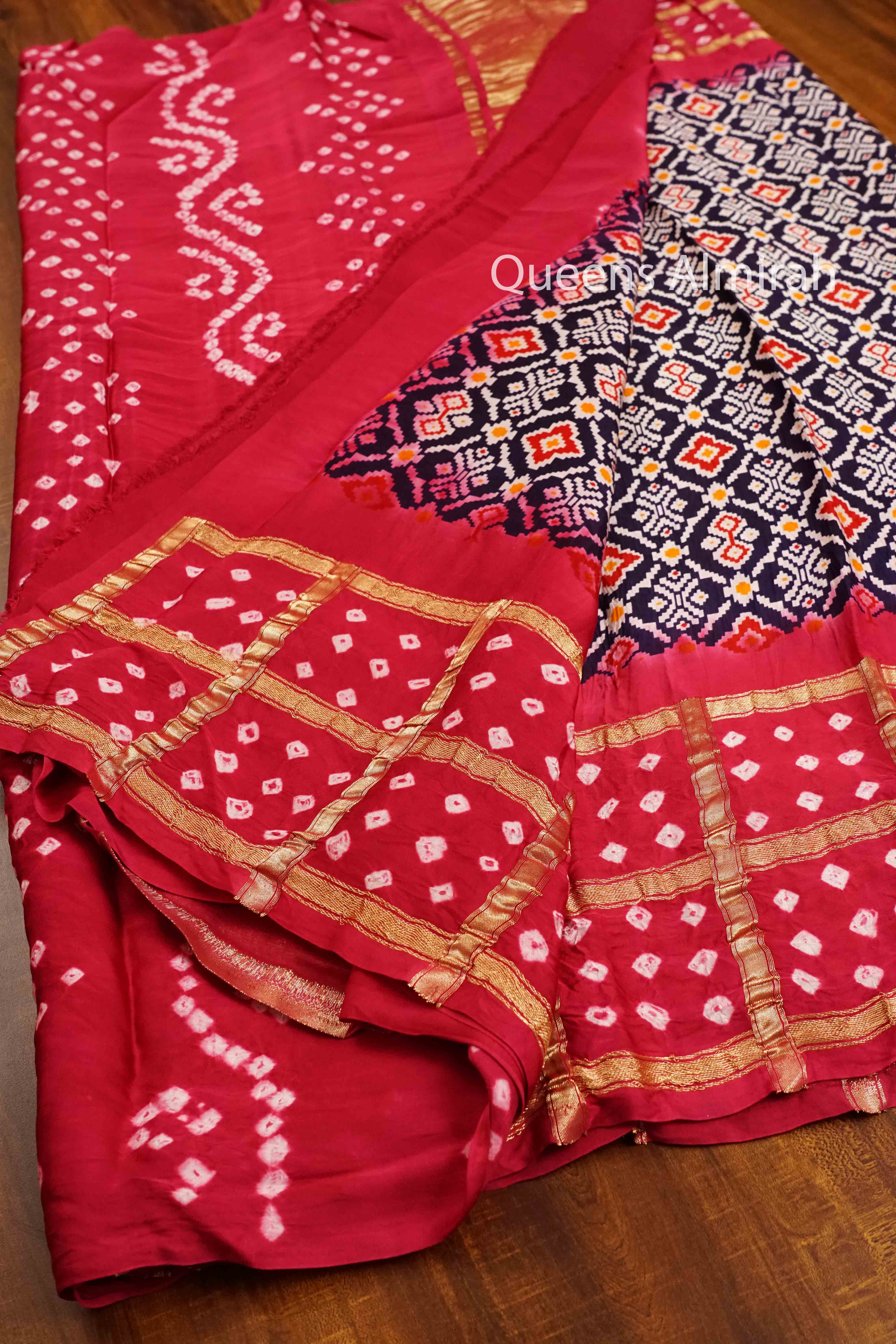 HONEY FLOWER WITH FADED PINK MODAL SILK SAREE - Queens Jewel Emporium