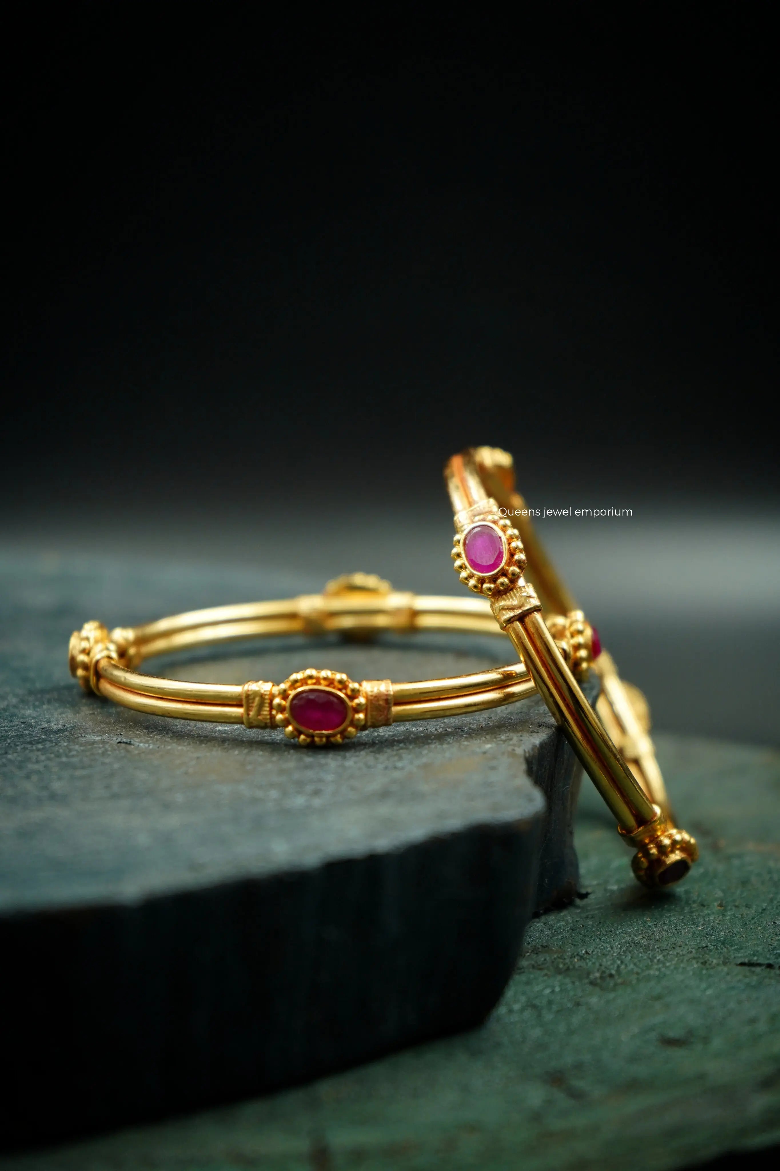 ILAMATHI BANGLES - BALAJI PINK - Queens Jewel Emporium