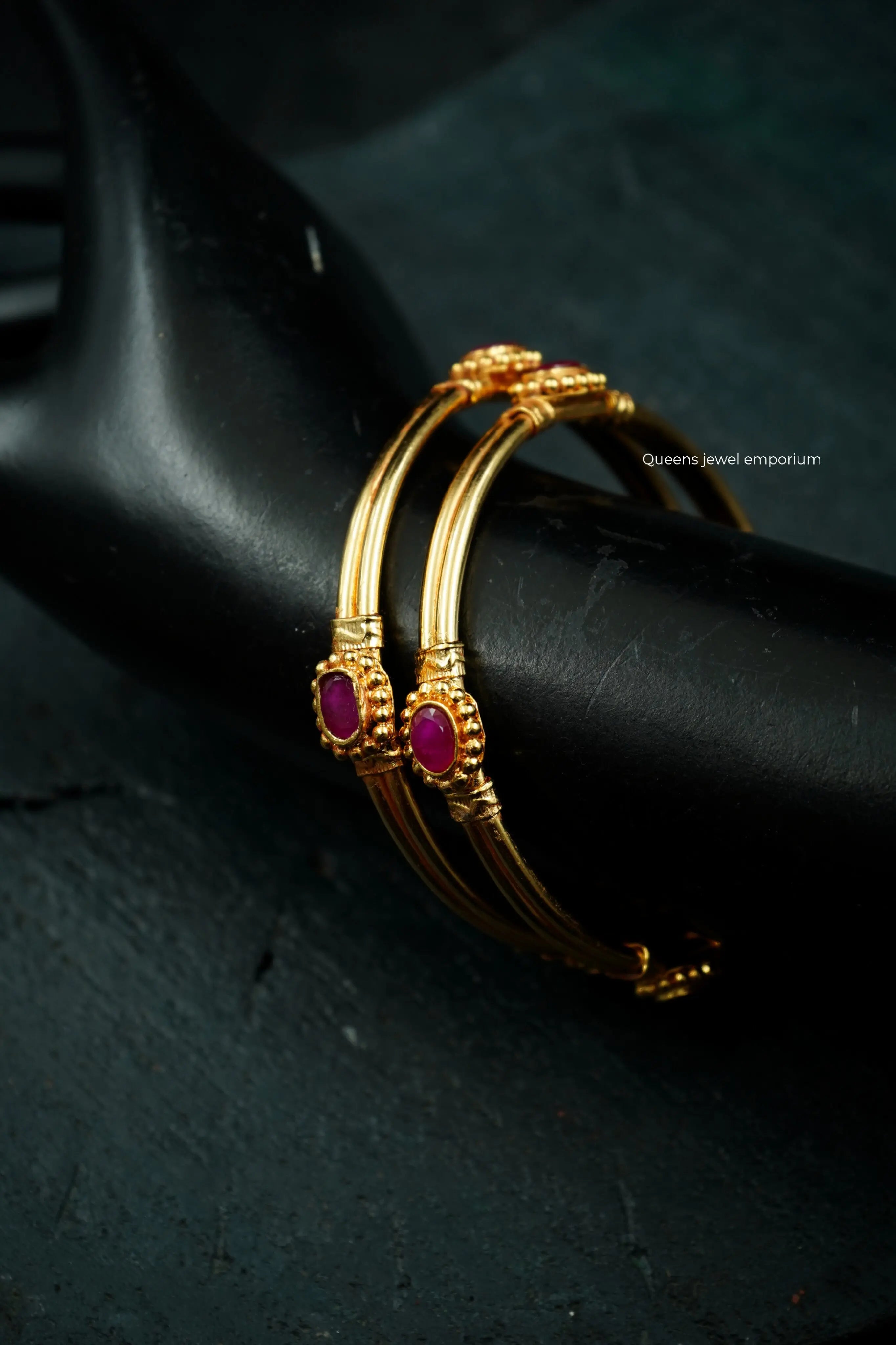 ILAMATHI BANGLES - BALAJI PINK - Queens Jewel Emporium