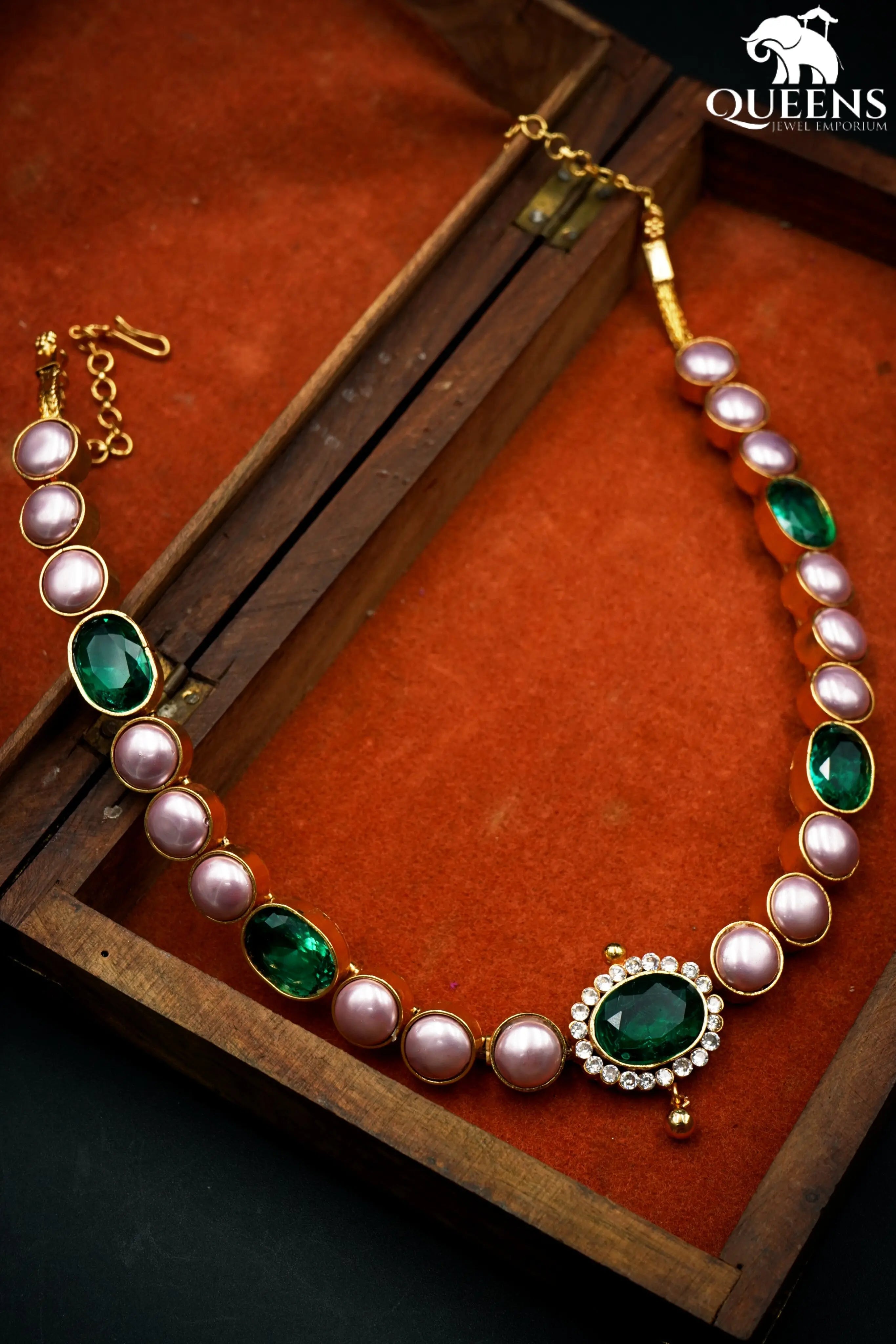 ILAMATHI NECKLACE - Queens Jewel Emporium
