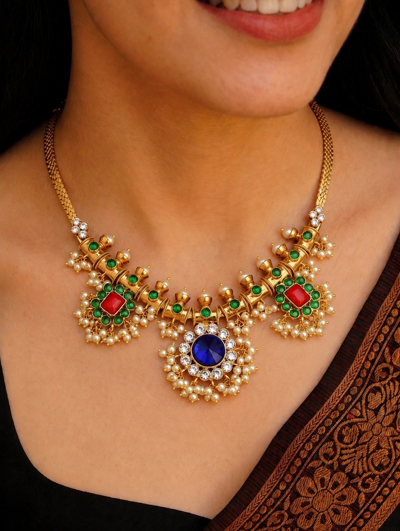 Janaki Guttapusalu Necklace