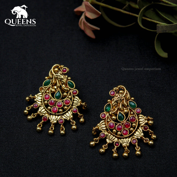 MALAVIKA CHANDBALI EARRING - Queens Jewel Emporium