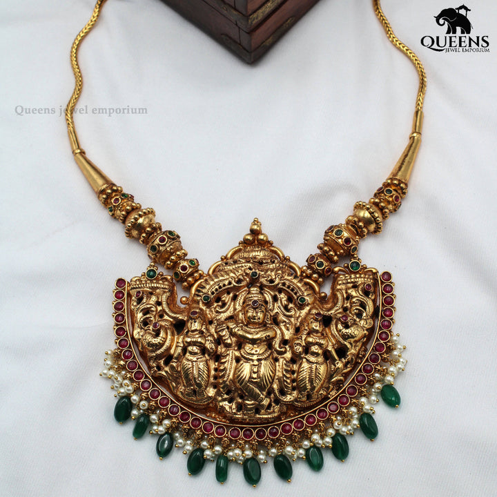 SWATHI MID LENGTH HARAM - Queens Jewel Emporium