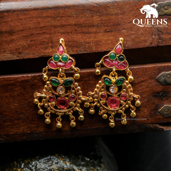 MEENAKARI CHANDBALI - Queens Jewel Emporium