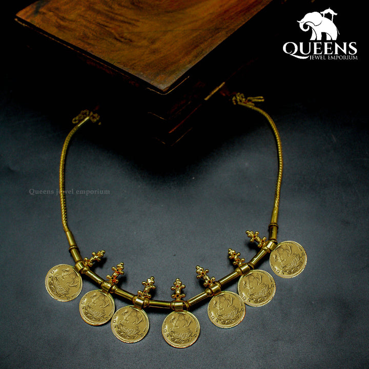 CHITRAM KASU NECKLACE - Queens Jewel Emporium