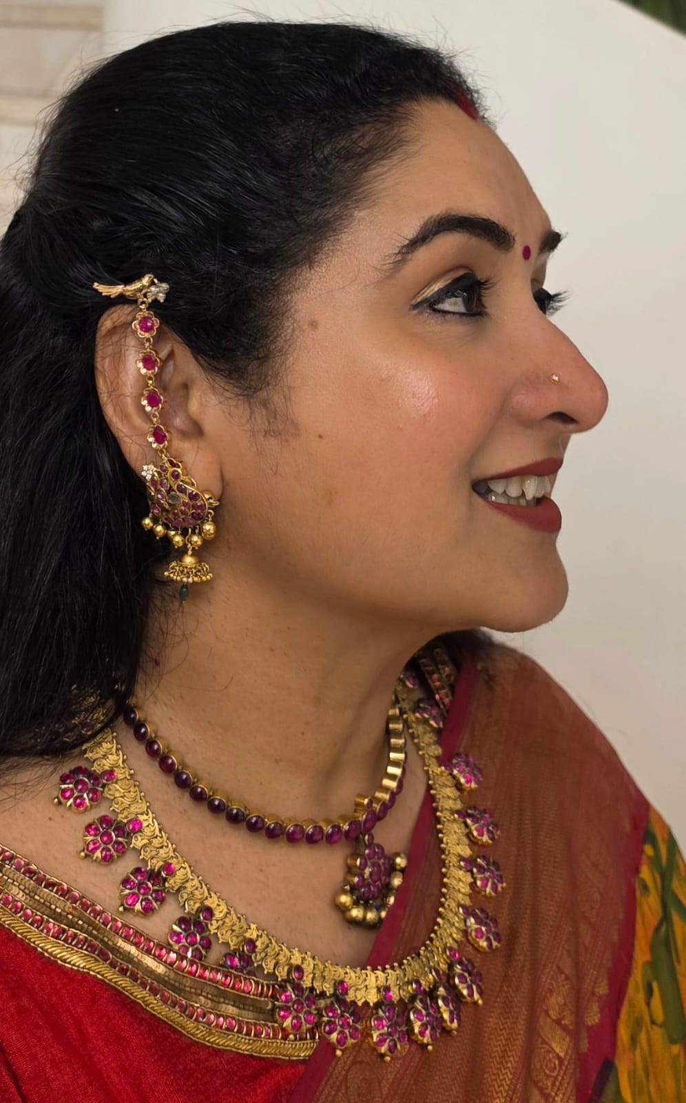 Anitha Jhumka with Mattal