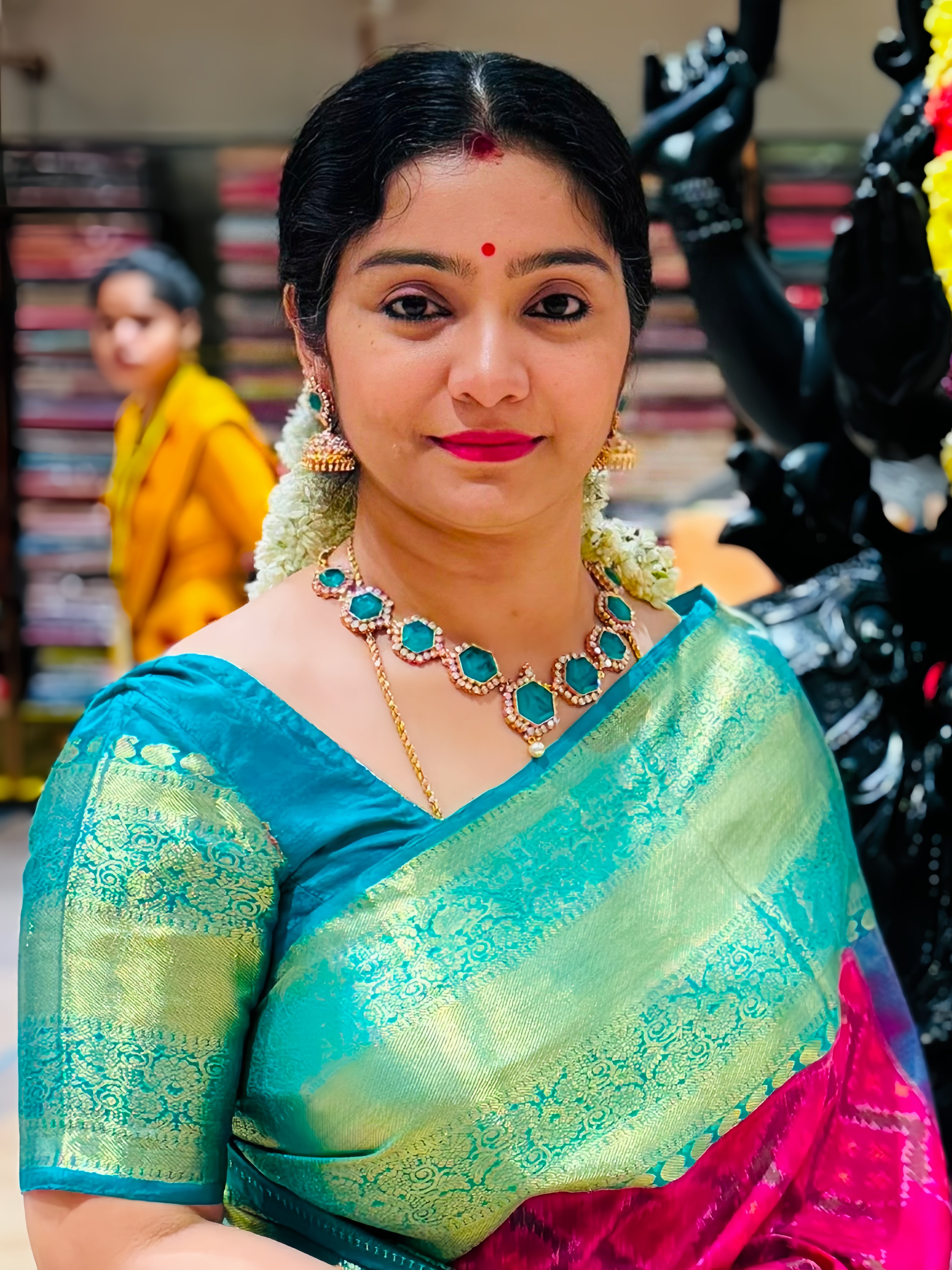 Raja Aabharana Necklace - Green