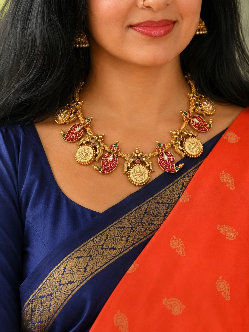 Swarna Lakshmi Kasu Necklace