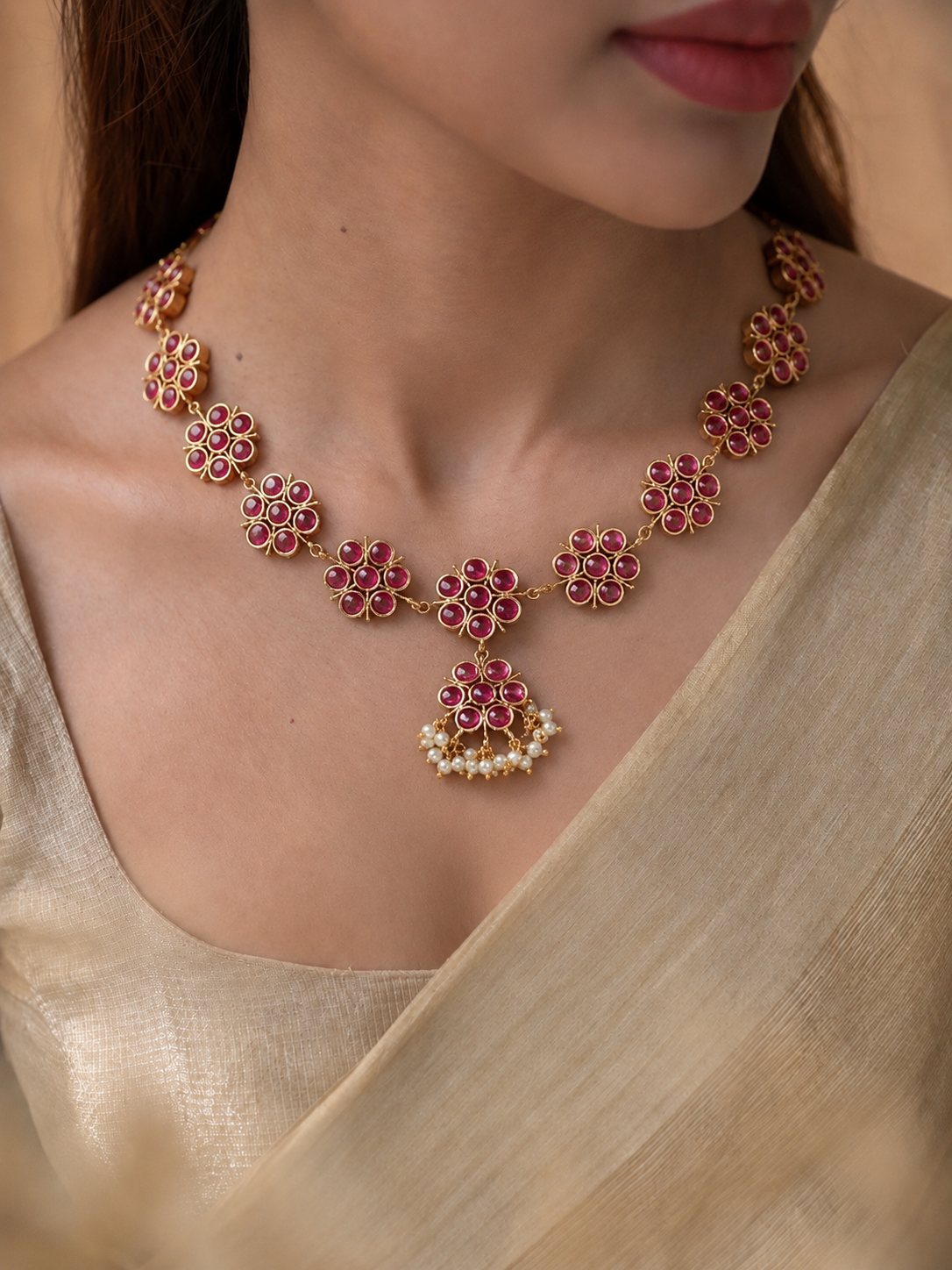 Poomalar Kemp Necklace