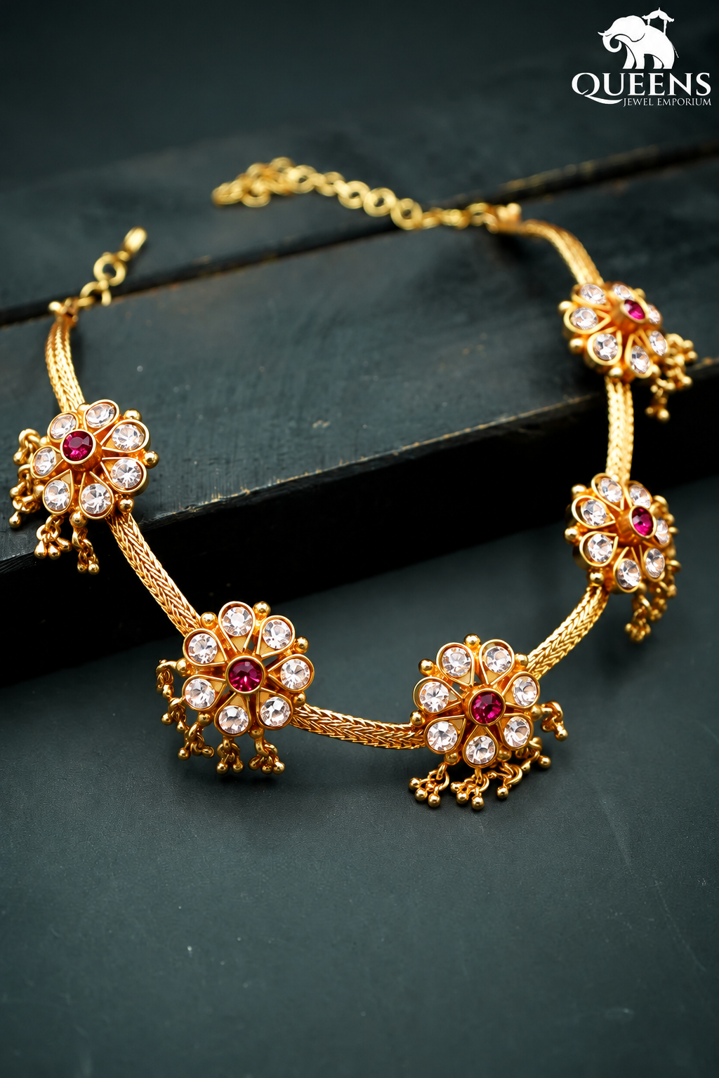 MADHUBANI ZIRCON NECKLACE