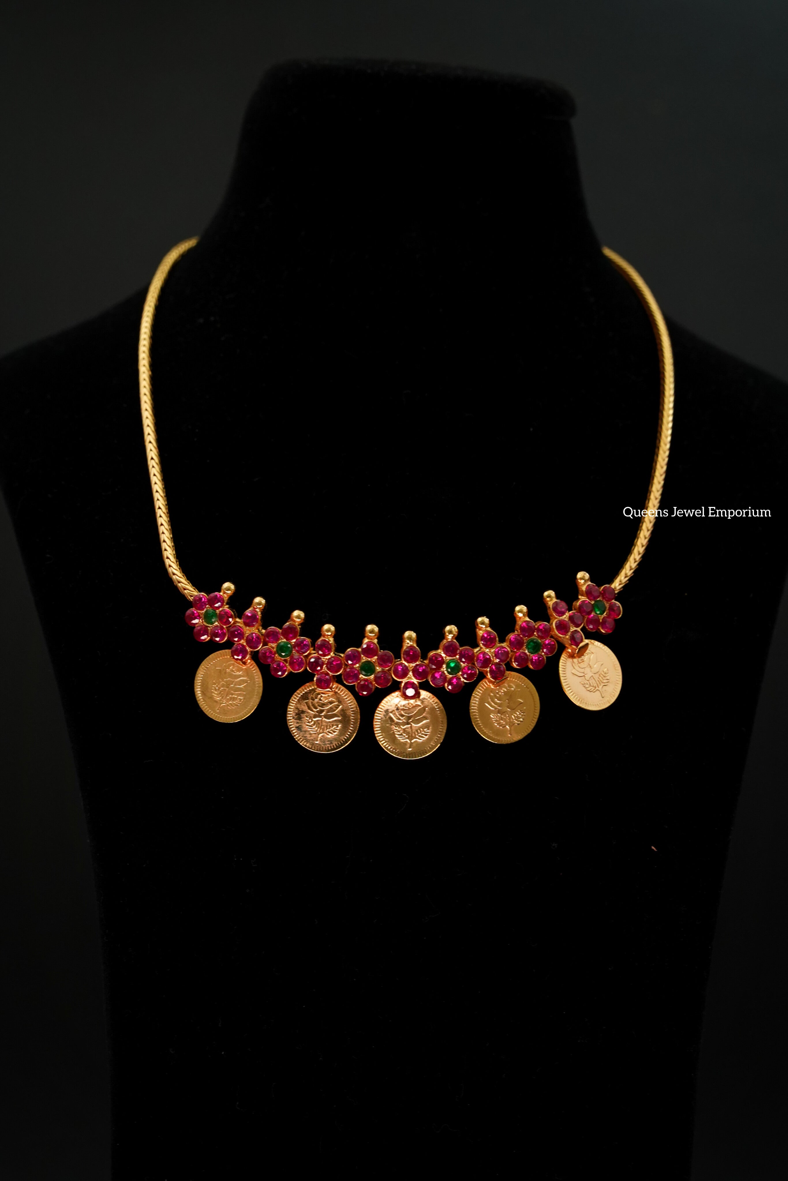 Alankara Rose Kasu Necklace