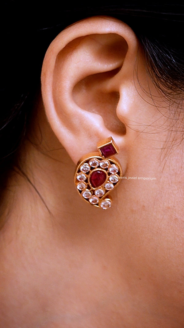 HAMSA PRIYA - STUDS - Queens Jewel Emporium