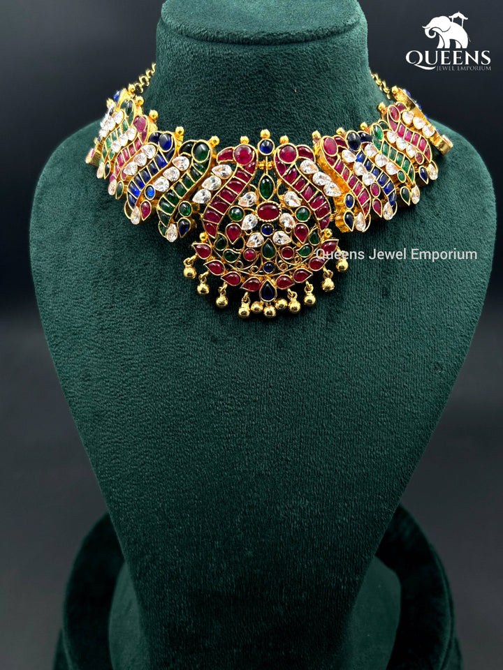 SHUKRITHI KEMP NECKLACE - Queens Jewel Emporium