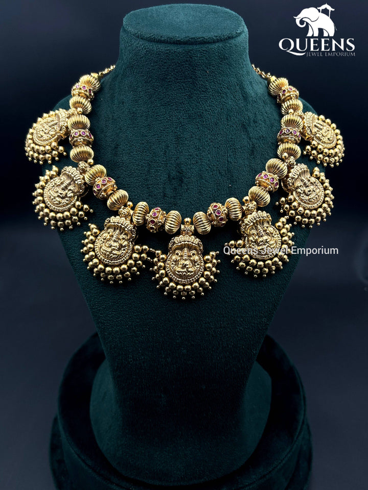 DHIKTHIGAI NAHAAS NECKLACE - Queens Jewel Emporium
