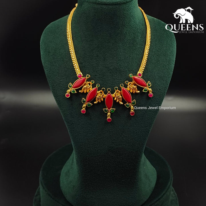 YAZHLI CORAL NECKLACE - Queens Jewel Emporium