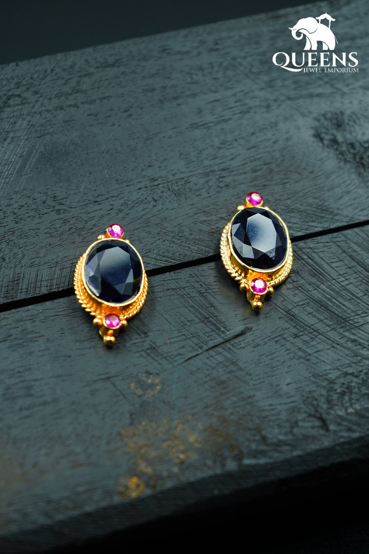 NAADHINI ZIRCON EARRINGS - Queens Jewel Emporium