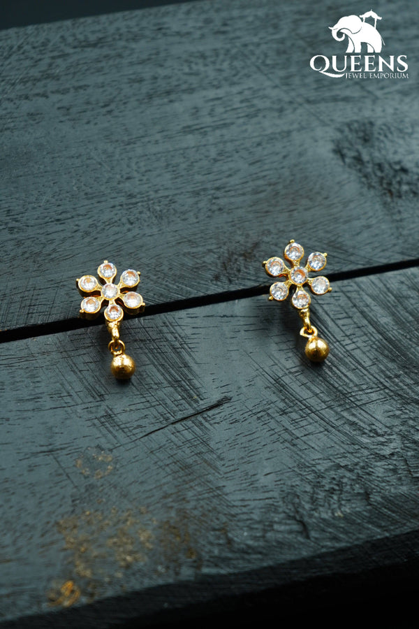TARUNI FLORAL EARRINGS - Queens Jewel Emporium