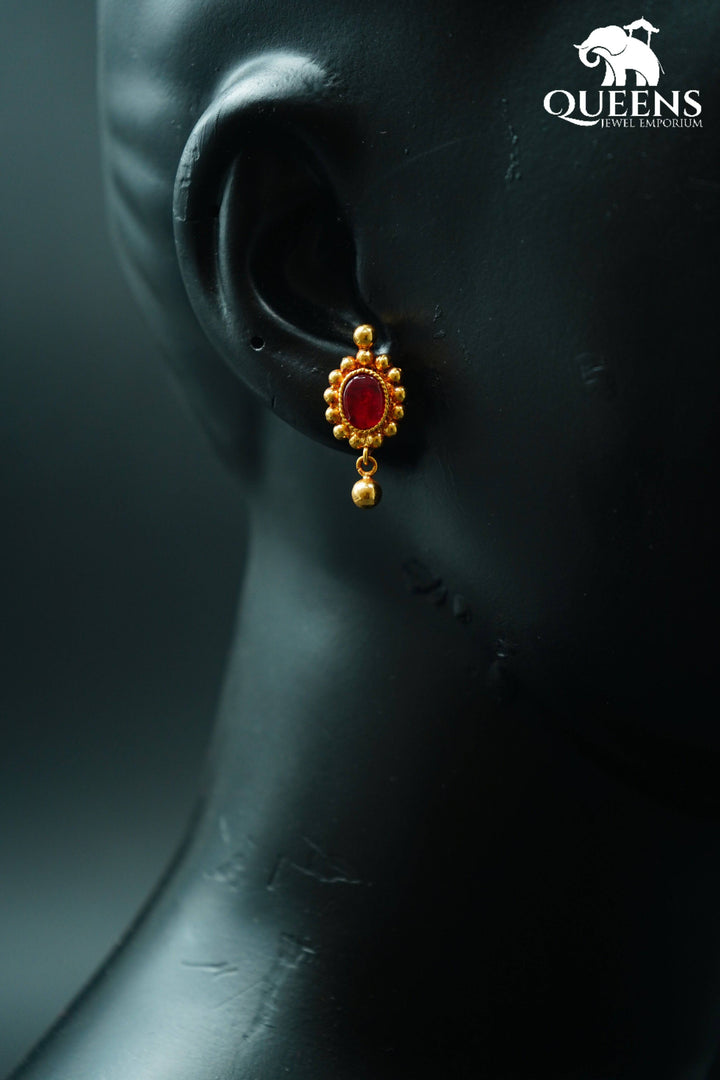 VARDHINI SIMPLE EARRINGS - Queens Jewel Emporium