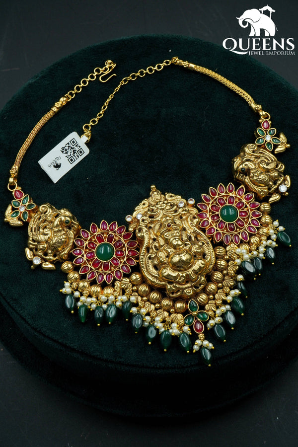 VINAYAKAR NAGAS NECKLACE - Queens Jewel Emporium