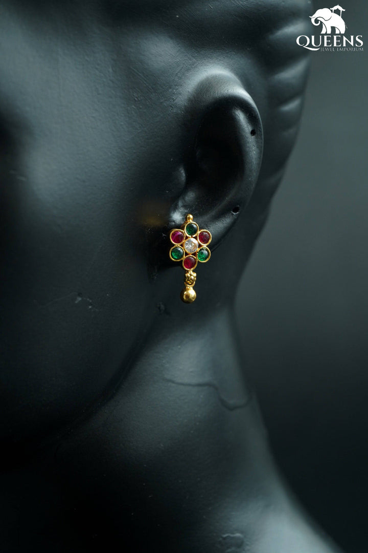 REVATHI KEMP SIMPLE EARRING - Queens Jewel Emporium