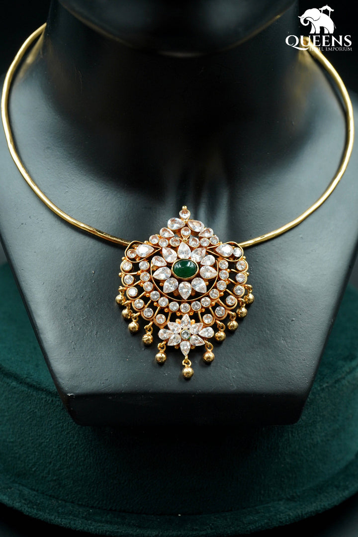 UTHRA ZIRCON PENDANT - Queens Jewel Emporium