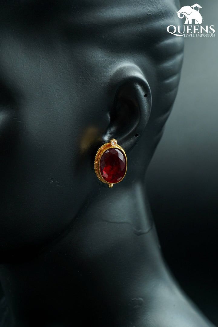 MAGILANI ZIRCON EARRING - Queens Jewel Emporium
