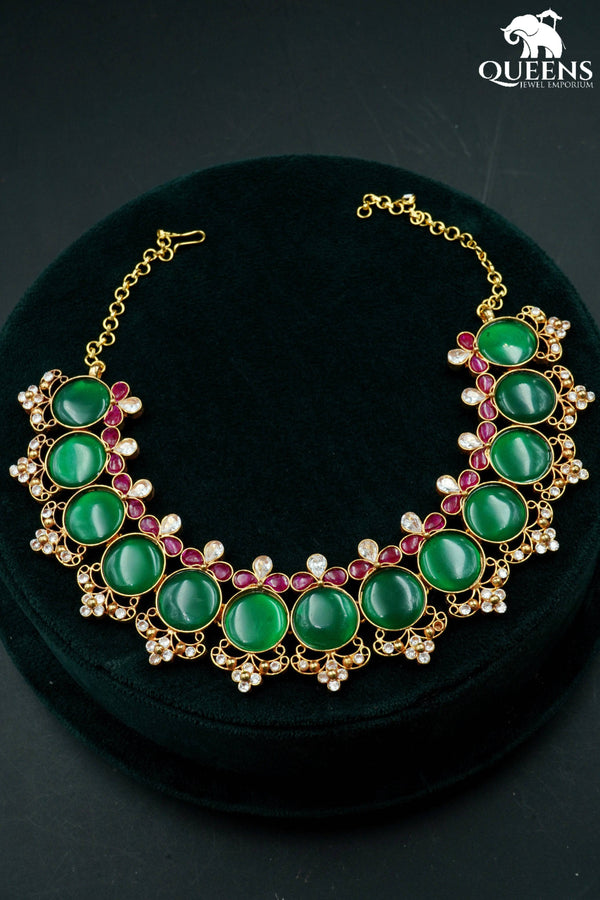 THAARIKAI KEMP NECKLACE - Queens Jewel Emporium