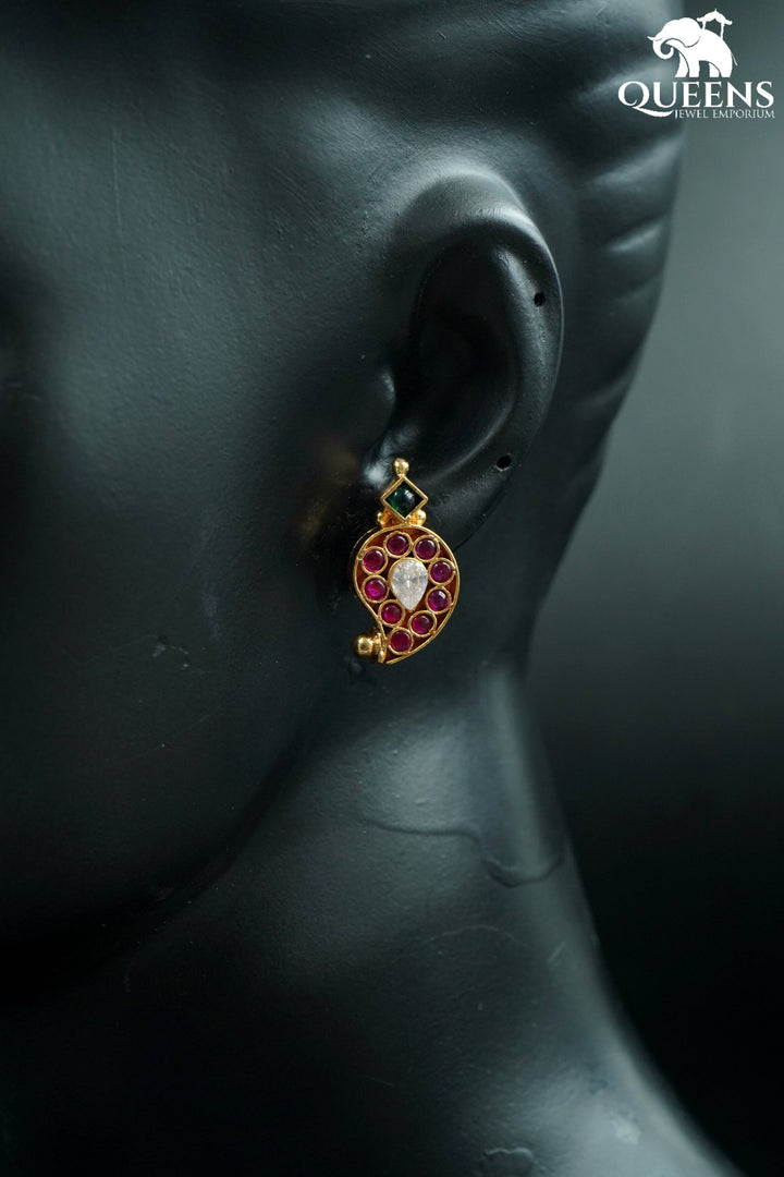 RIDDHI MANGO STUD - Queens Jewel Emporium