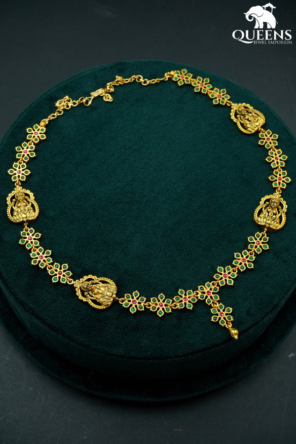 SILLARA NECKLACE - GREEN - Queens Jewel Emporium