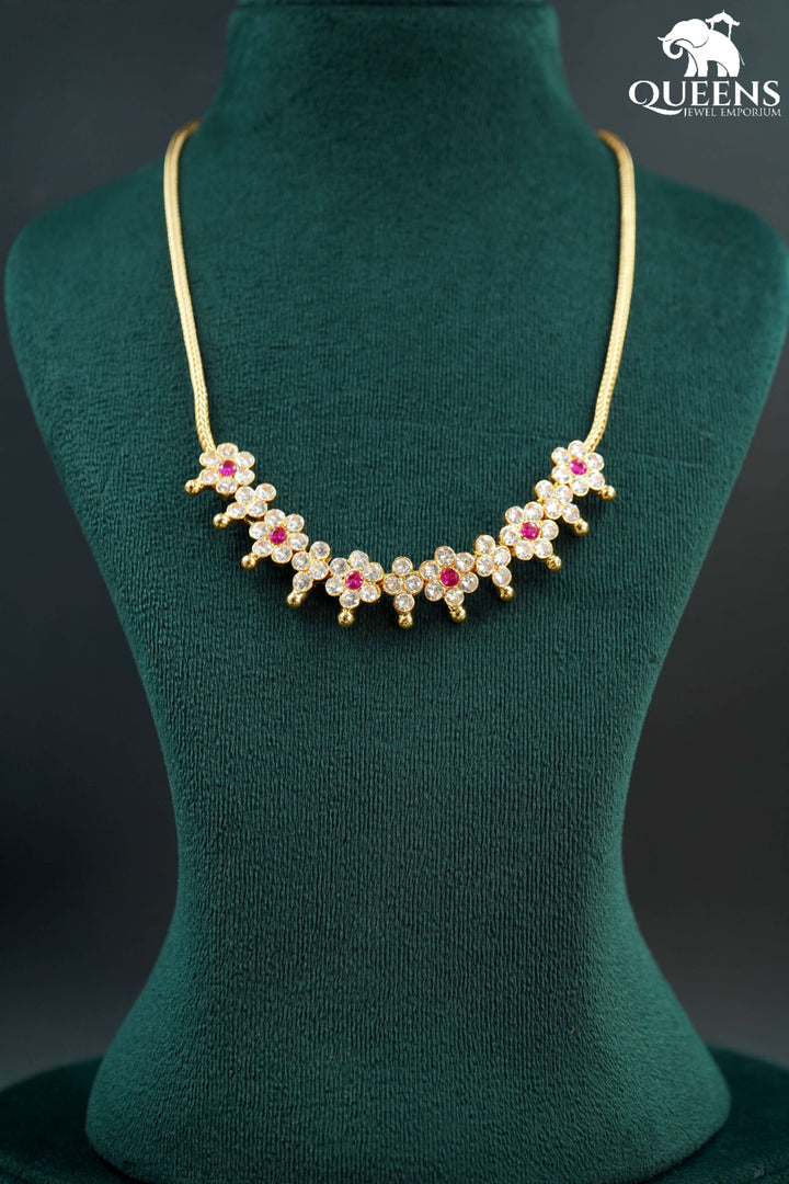 DIYA ZIRCON NECKLACE - Queens Jewel Emporium