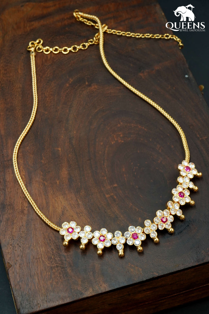 DIYA ZIRCON NECKLACE - Queens Jewel Emporium