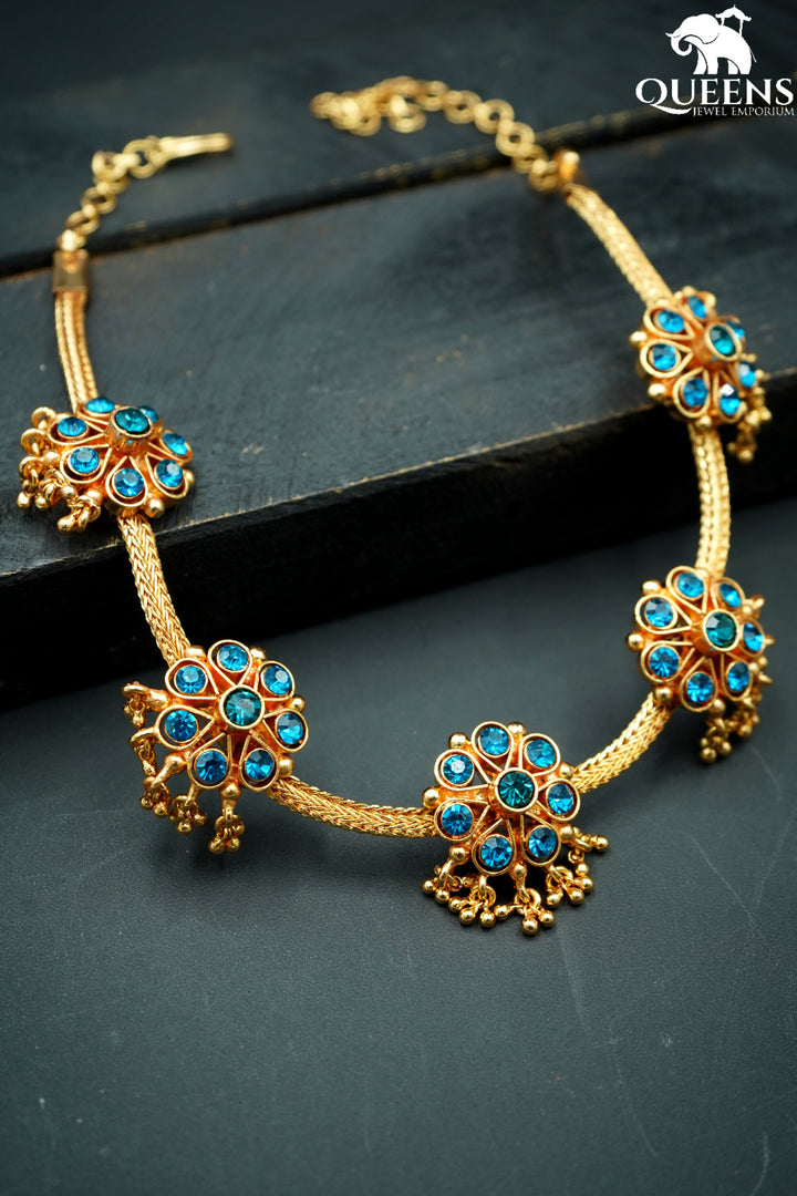 MADHUBANI ZIRCON NECKLACE - Queens Jewel Emporium
