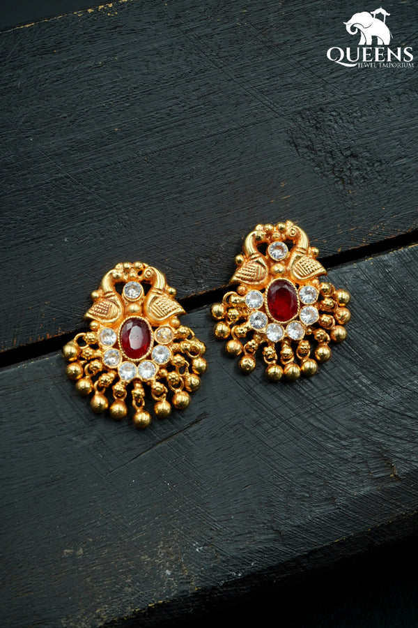 JANANIKA EARRINGS - OVAL - Queens Jewel Emporium