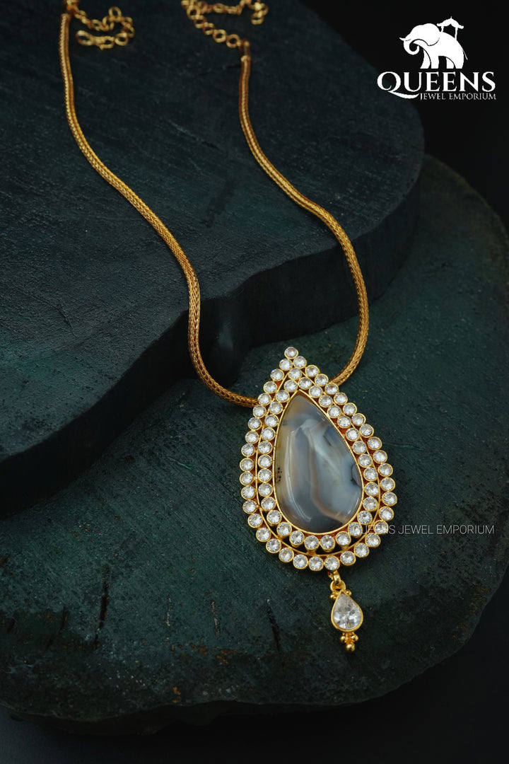 NIHANA ZIRCON PENDANT - Queens Jewel Emporium