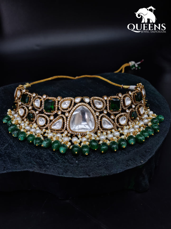 SHREYA VICTORIAN CHOKER - Queens Jewel Emporium