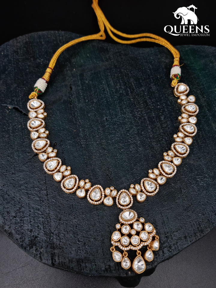 SAISHA KUNDAN NECKLACE - Queens Jewel Emporium