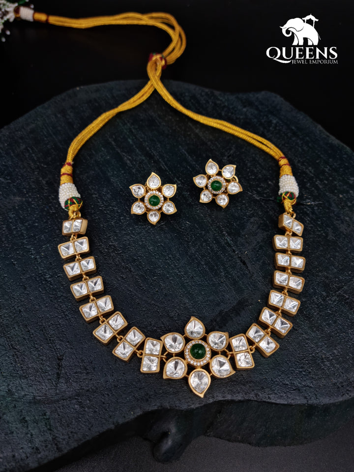 TEJA KUNDAN NECKLACE - Queens Jewel Emporium