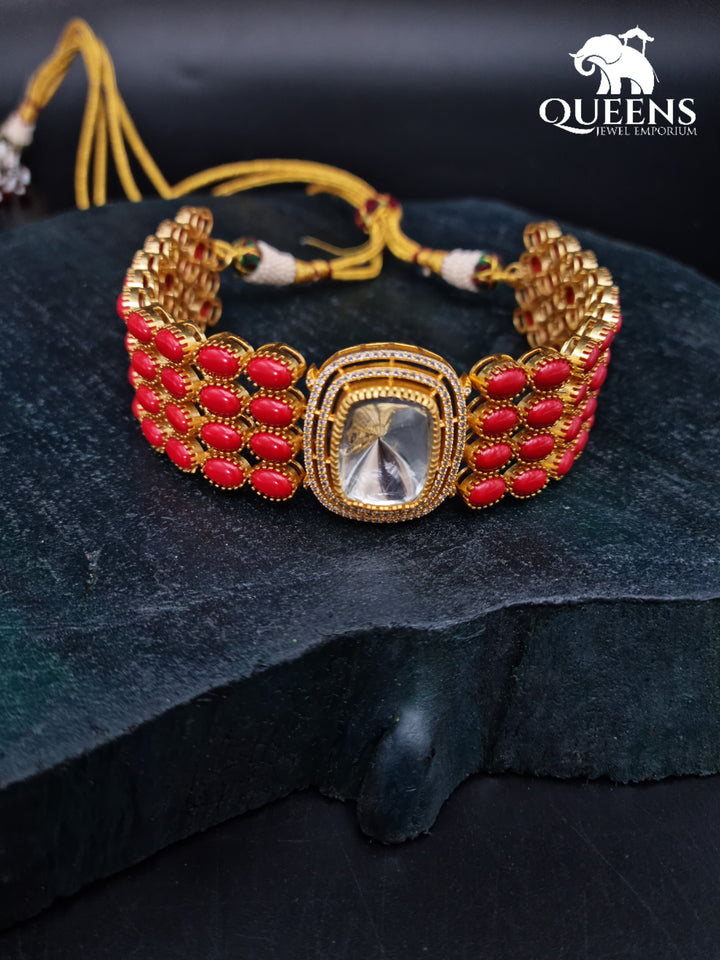 YUTHIKA CORAL CHOKER - Queens Jewel Emporium