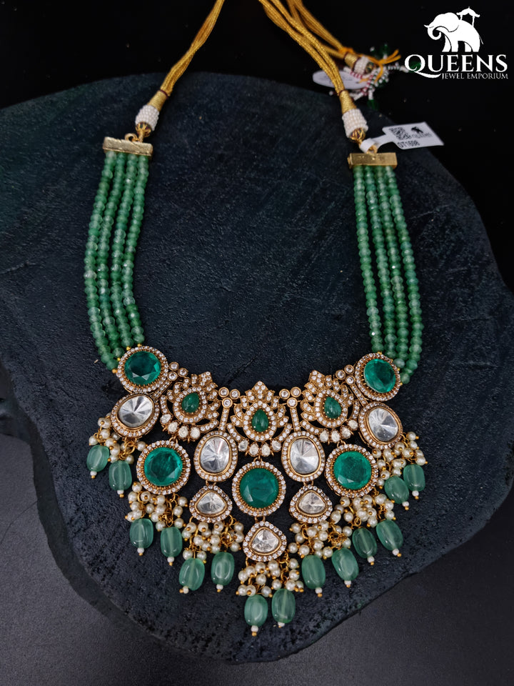MANISHA VICTORIAN NECKLACE - Queens Jewel Emporium