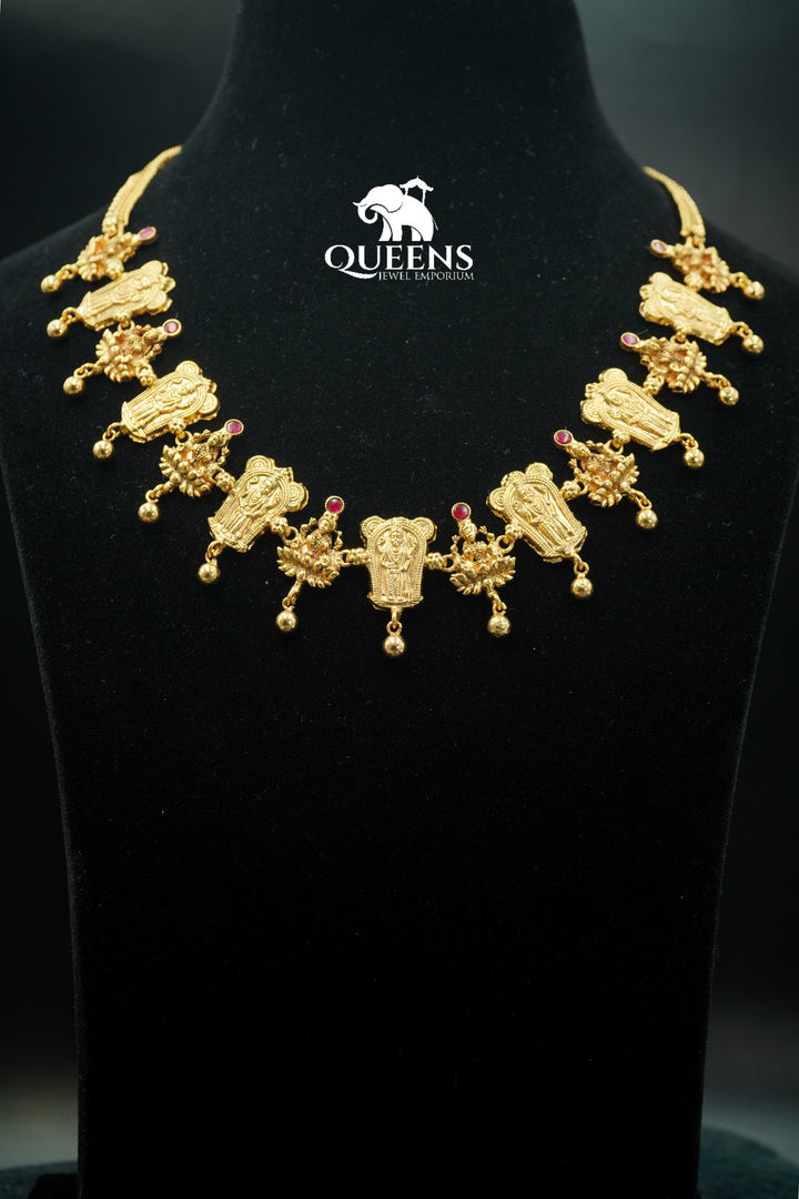 VISHNULAKSHMI NECKLACE - Queens Jewel Emporium