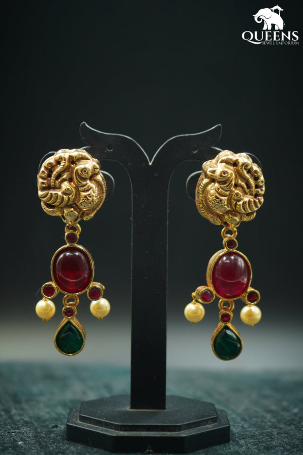 RATHI EAR DROPS - Queens Jewel Emporium