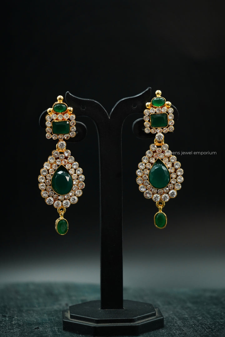 JYOTHIKA EMERALD HARAM - Queens Jewel Emporium