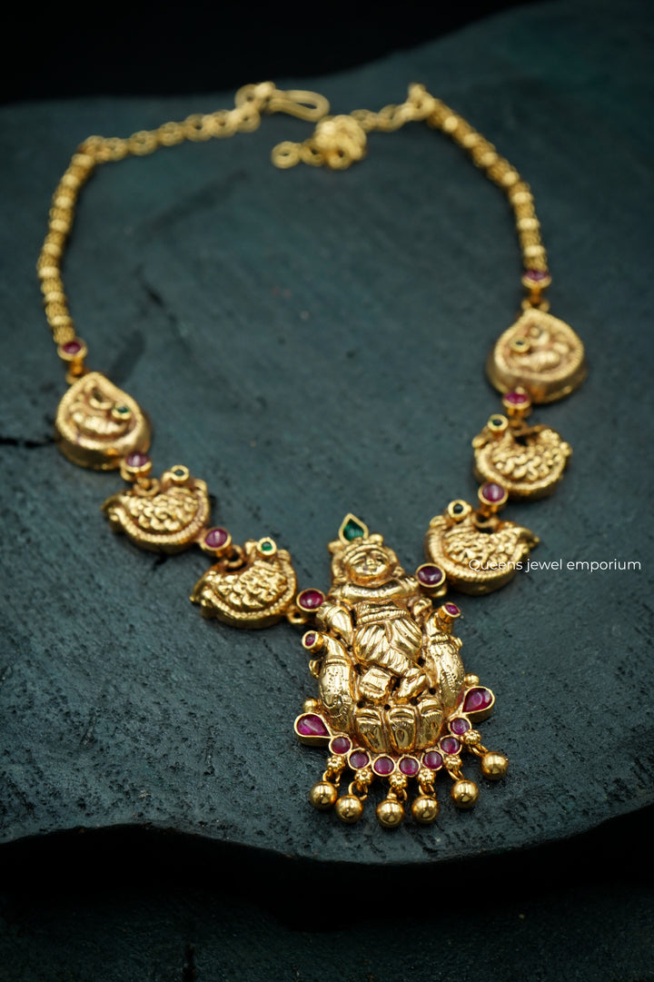 BALAKRISHNA NECKLACE - Queens Jewel Emporium
