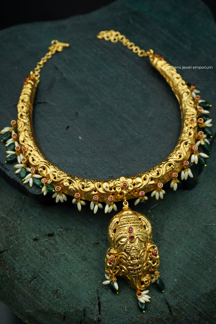 GEJAMOORTHI KANTI NECKLACE - Queens Jewel Emporium