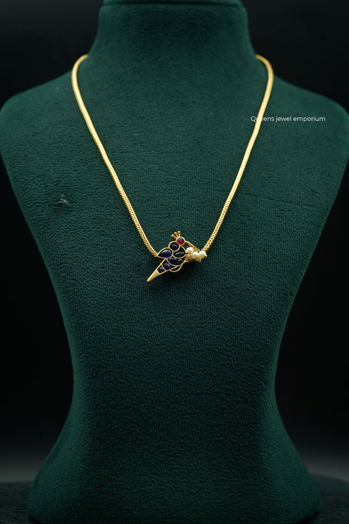 MATHU  NECKLACE SET - NAVY BLUE - Queens Jewel Emporium