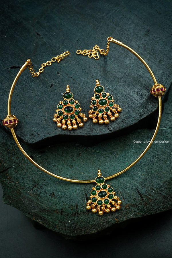 NEELVIZHI NECKLACE - Queens Jewel Emporium
