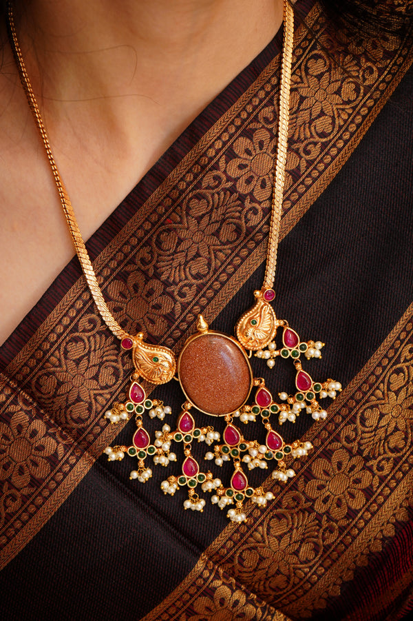 VIDISHA GUTTA PUSALU NECKLACE - Queens Jewel Emporium