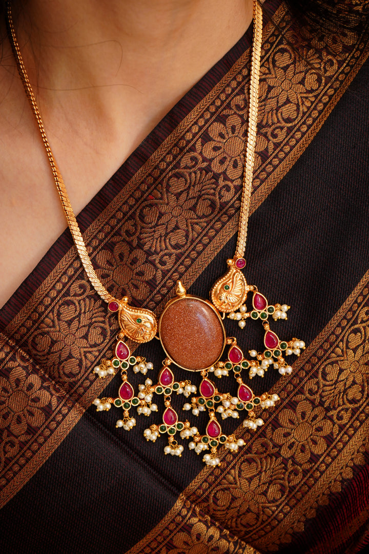 VIDISHA GUTTA PUSALU NECKLACE - Queens Jewel Emporium