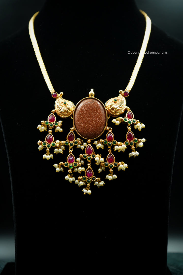 VIDISHA GUTTA PUSALU NECKLACE - Queens Jewel Emporium
