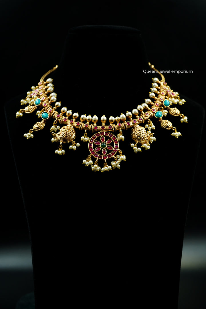 AKSHITA GUTTA PUSALU NECKLACE - Queens Jewel Emporium